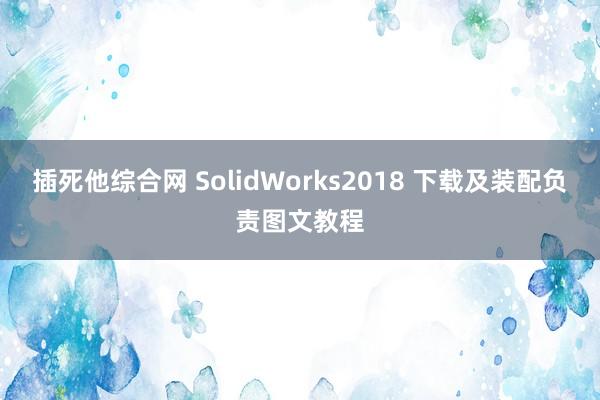 插死他综合网 SolidWorks2018 下载及装配负责图文教程