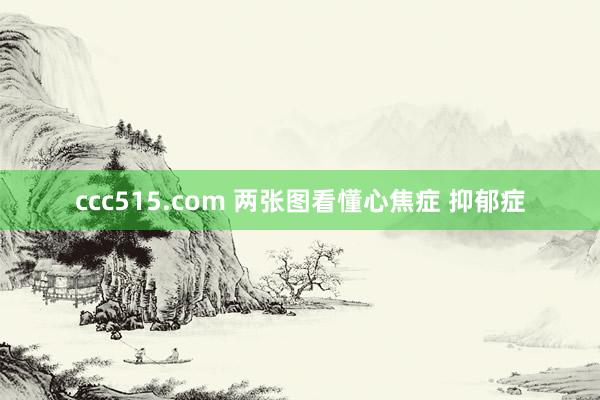 ccc515.com 两张图看懂心焦症 抑郁症