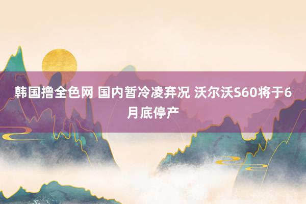 韩国撸全色网 国内暂冷凌弃况 沃尔沃S60将于6月底停产