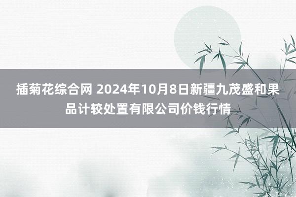 插菊花综合网 2024年10月8日新疆九茂盛和果品计较处置有限公司价钱行情