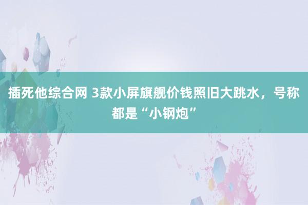 插死他综合网 3款小屏旗舰价钱照旧大跳水，号称都是“小钢炮”