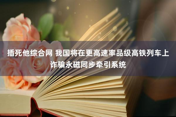 插死他综合网 我国将在更高速率品级高铁列车上诈骗永磁同步牵引系统