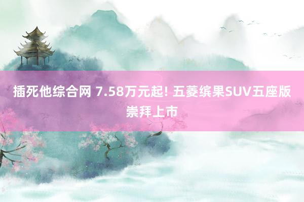 插死他综合网 7.58万元起! 五菱缤果SUV五座版崇拜上市