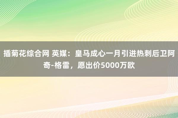 插菊花综合网 英媒：皇马成心一月引进热刺后卫阿奇-格雷，愿出价5000万欧