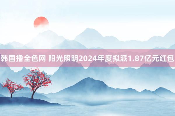 韩国撸全色网 阳光照明2024年度拟派1.87亿元红包